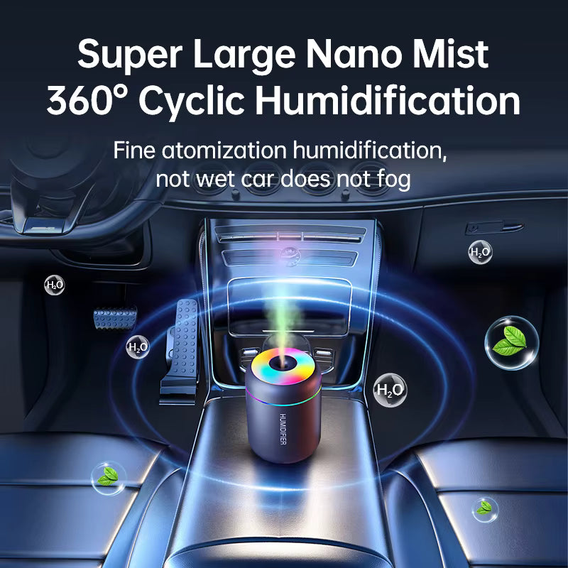 AeroScent Smart Car Air Purifier & Diffuser