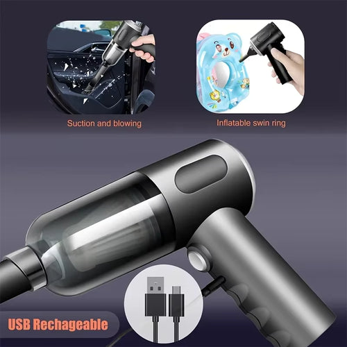 AutoVac Cordless High-Power Car Vacuum